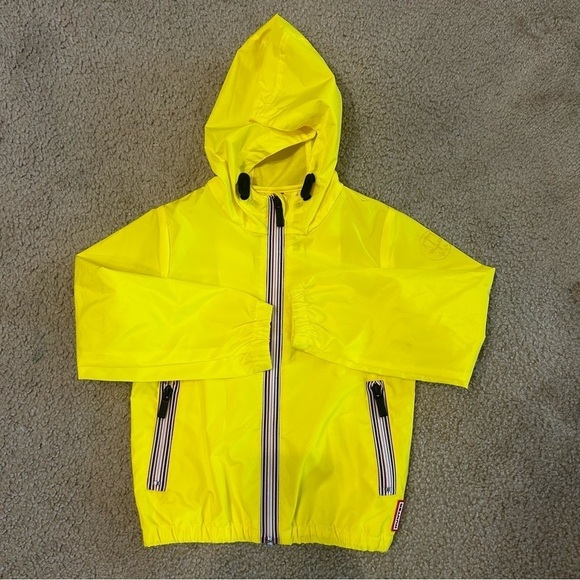 Hunter Kids Yellow Raincoat - Picture 2 of 9